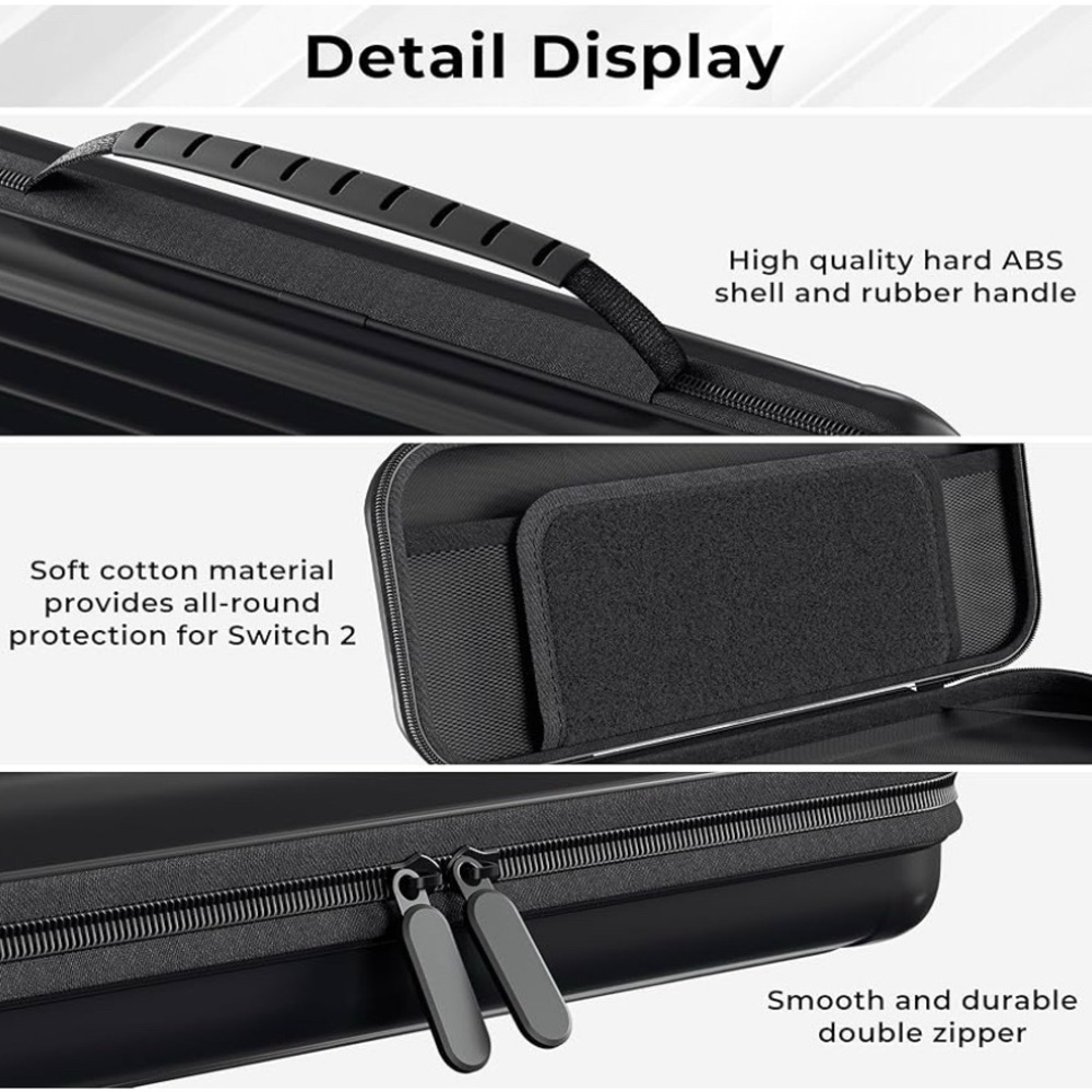Carrying Case for Nintendo Switch 2 Large Capacity Protective Hard Shell (058) - Picture 4 of 5